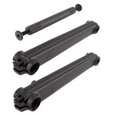 SE Bikes Black V-Ridge Cranks 175mm Chromoly arms with 150mm Spindle 211270