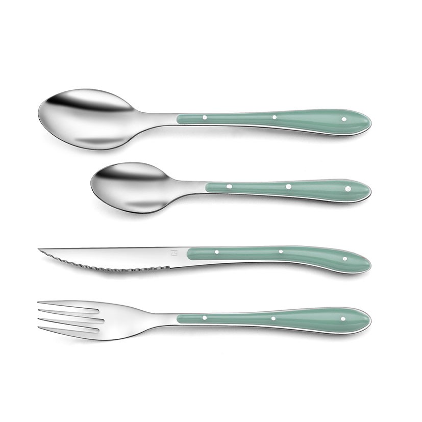 CUBERTERÍA DE 24 AMEFA BISTRO VERDE