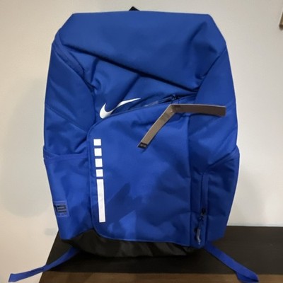 Nike Elite Blue Hiking Backpack Reflective Strips Adjustable Straps