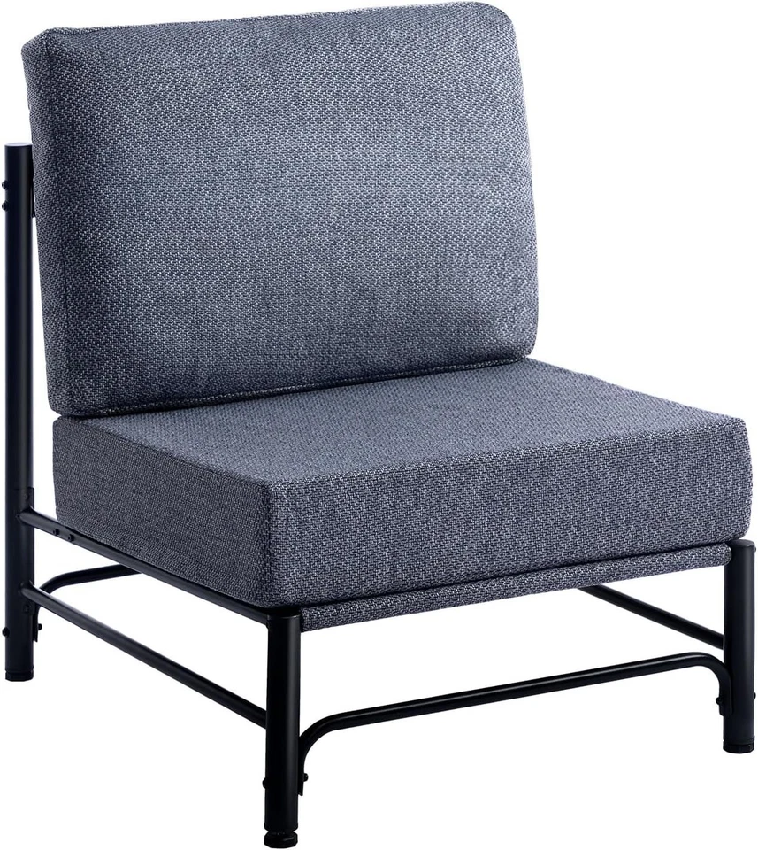 Versátil Silla de Lectura Azul Marino - Moderno Cojín Suave Salón para Cualquier Espacio Foto 3 de 4