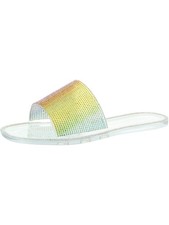 JESSICA SIMPSON Womens Yellow Rainbow Jelly Kassime Sandals Shoes 7 M