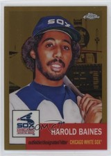 2022 Chrome Platinum Anniversary Gold Refractor 5/50 Harold Baines #208 HOF 0ui8