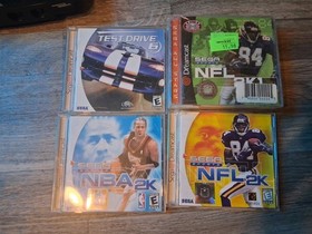 Sega Dreamcast Black Sports Console Bundle Tested W/ 2 VMUs And Games