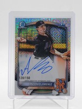 ANTONIO JIMENEZ 2025 BOWMAN DRAFT 1ST HTA CHOICE REFRACTOR AUTO /150 Q1940