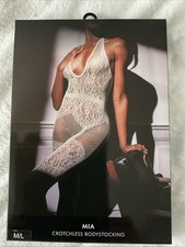 Image of Ann Summers -MIA - CROTCHLESS BODYSTOCKING- Size Medium/ Large - 14-18 -New