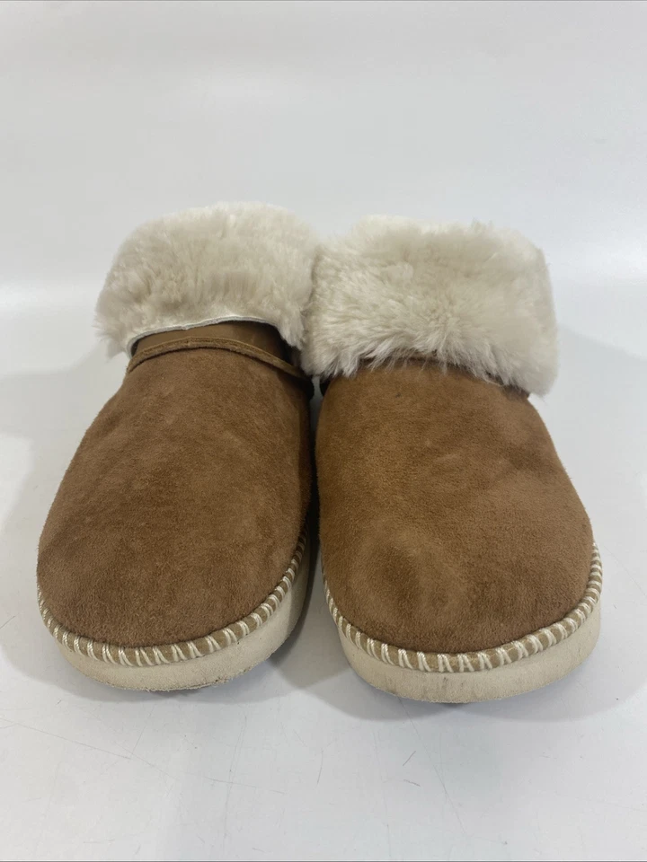 Olukai Women's Ku'i Brown Slip On Fur Lined Slippers Mules Size 9 US - Image 2 of 4