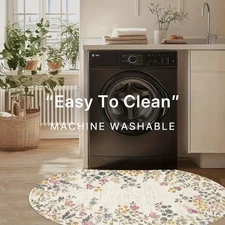 100cm*100cm[Luxury Velvet Area Mat] 1pc Luxury velvet area Mat -Bohemian vintage