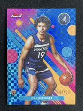 Joan Beringer 2025-26 Topps Finest Common Blue X-Fractor Base RC /99 #17
