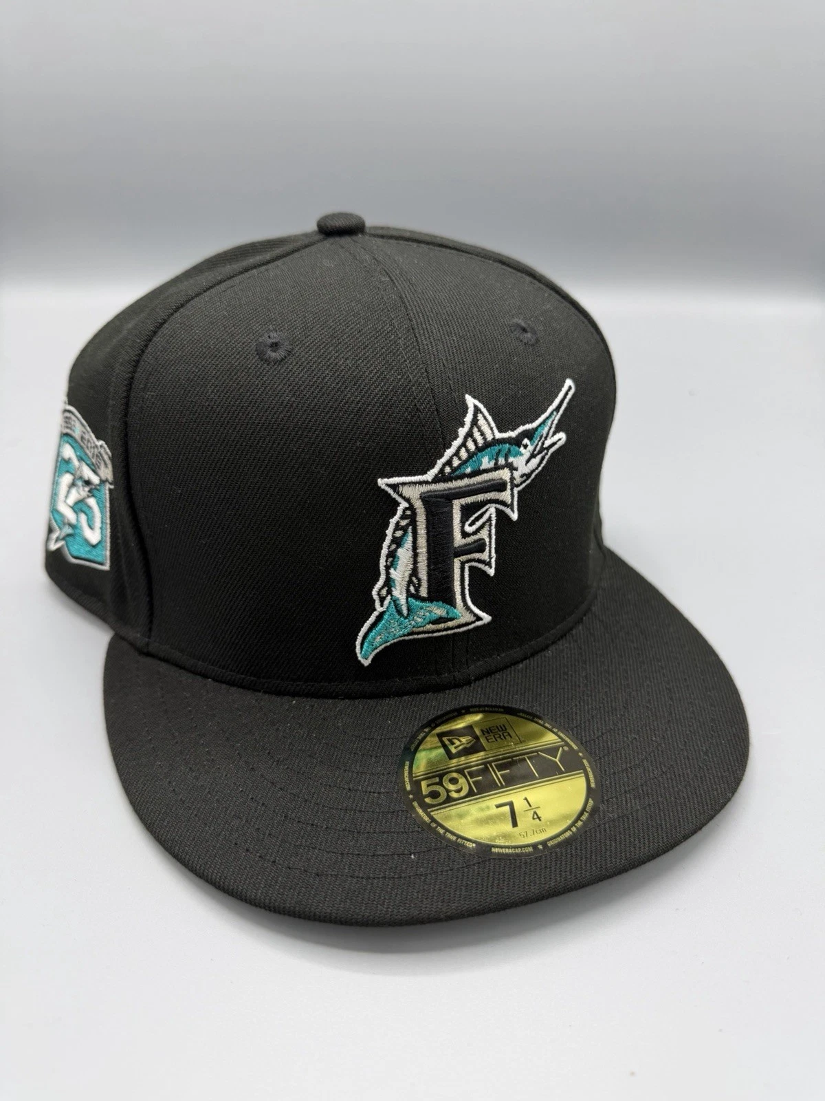 New Era 59Fifty Florida Marlins MLB Fitted 25 Anniversary Hat Multi New 60231416