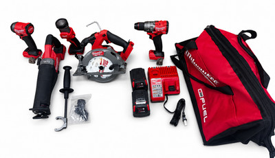 Milwaukee 3697-25 M18 FUEL 5-Tool Combo Kit 