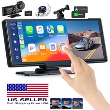 Wireless Carplay Screen for Car - 10.26" Portable Car Stereo 1080P Backup Camera