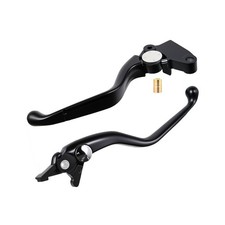 Palancas de embrague de freno negras compatibles para Triumph Bonneville Bobber 17-25