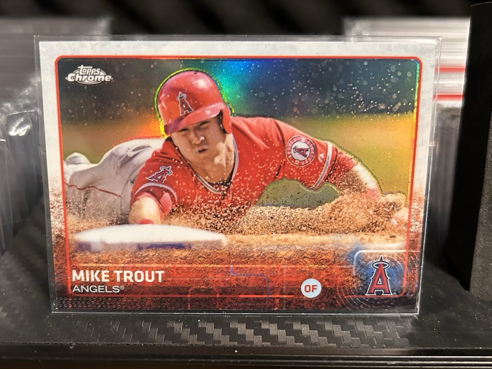 2015 Topps Chrome Refractor #51 Mike Trout Angels