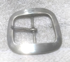 Dull Silver Center Replacement Belt Buckle Good Usable Condition