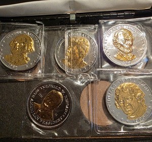 The National Historic Mint Great American Presidents Double Eagle Coins Boxed