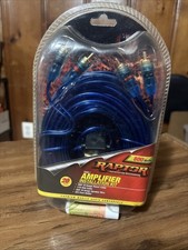 RAPTOR 20FT 10 18 GAUGE AMPLIFIER 800 WATT INSTALL WIRE ACCESSORY KIT CAR AUDIO