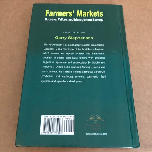 Farmers' Markets : Success, Failure, and Management Ecology Garry Hardcover - Picture 7 of 8
