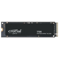 Crucial T705 1TB SSD PCIe Gen5 NVMe M.2, Up to 13,600MB/s CT1000T705SSD3