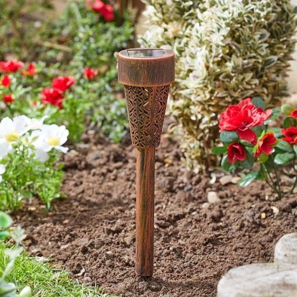 Smart Solar Damasque Stake Light Single