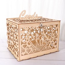  Guest Wedding Post Box Keepsake Decorative Boxes for Certificate Holder