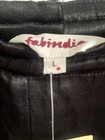 NWT Fabindia Cotton Satin PALAZZO IJAR Dress PANT WIDE LEG Black & Gold Brocade — photo 10