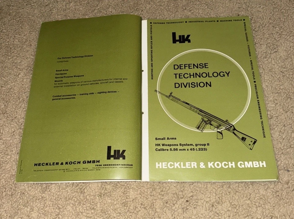 Manual de armas pequeñas Heckler & Koch GmBH División de Tecnología de Defensa Foto 3 de 4