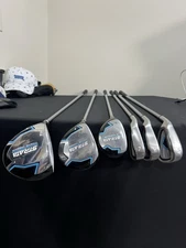 Strata Golf Club Set Driver,5 Wood,5H,7 And 9 Iron, And Sand Wedge Left Handed