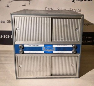 American Locker Security System 4-Door Gun Locker w keys