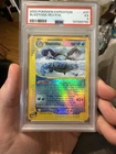 Pokemon TCG Blastoise 37/165 Reverse Holo Rare Expedition Base Set 2002 PSA 5