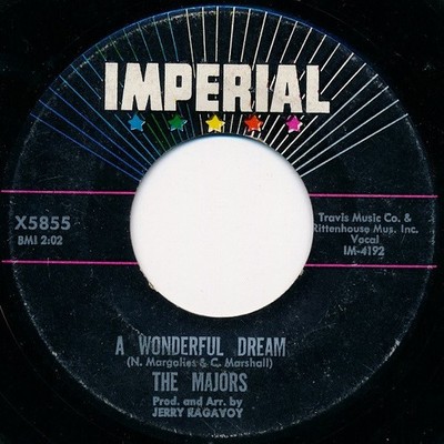The Majors - A Wonderful Dream / Time Will Tell (7'')