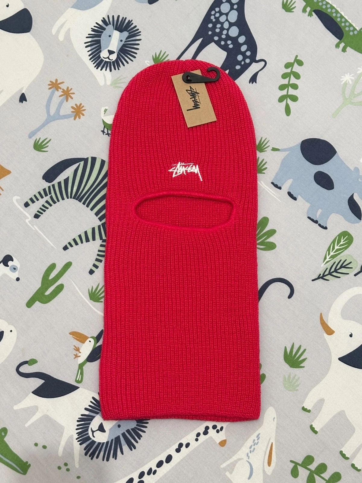 Stussy Stock Knit balaclava - Magenta