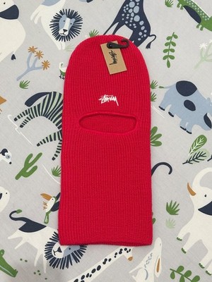 Stussy Stock Knit balaclava - Magenta