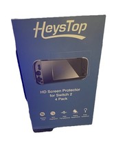 Heystop HD Screen Protector for Nintendo Switch 2 - 4 Pack BRAND NEW