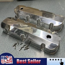 Aluminum Fabricated Valve Cover for Chevy BBC 396/454 Aluminum DM-4412-SL Sliver
