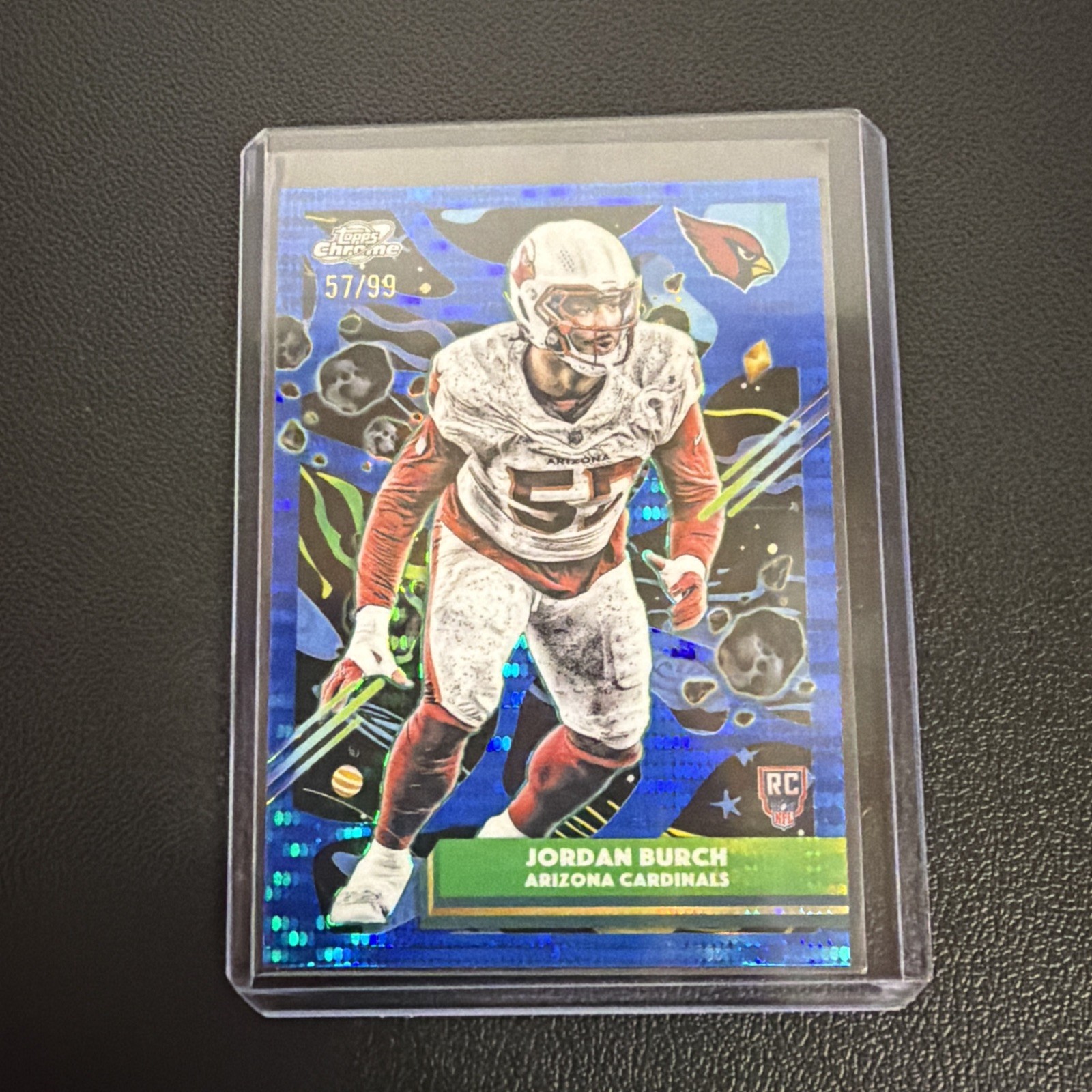 2025 Topps Chrome Cosmic Jordan Burch RC #103 /99