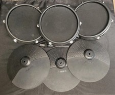 Tested Alesis Electronic Drum Kit 6 Pads Snare Cymbal Choke Only Read
