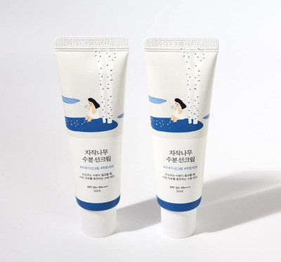 K-Beauty 2PACKS ROUND LAB Birch Juice Moisturizing Sunscreen - Each 50ml