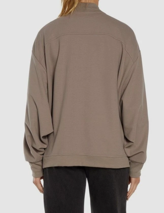 Three Dots Womens Beige Sean Cocoon Open-Front Cardigan Sweater Size XL - Image 3 of 3