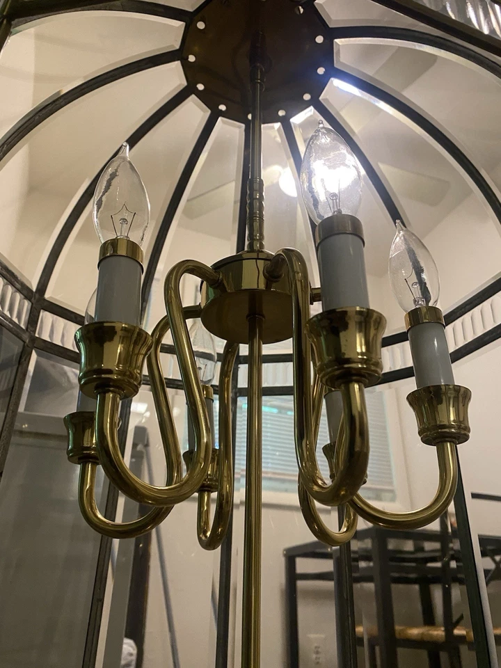 复古 33 英寸 Fredrick Ramond 悬挂式烛台吊灯 — 第 3/4 张图片