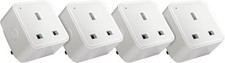 TCP Smart WiFi Plug 4-Pack UK Socket Works with Alexa Google Home Siri