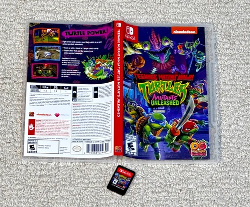 Turtles Mutants Unleashed TMNT  (Nintendo Switch) NS - Tested - Authentic