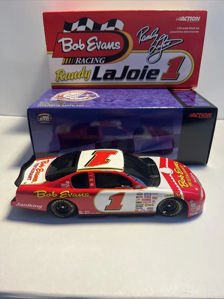 OB Bob Evans Racing Randy Lahore #1 Acción Escala 1:24 Stock Car NASCAR Die-Cast Foto 2 de 4