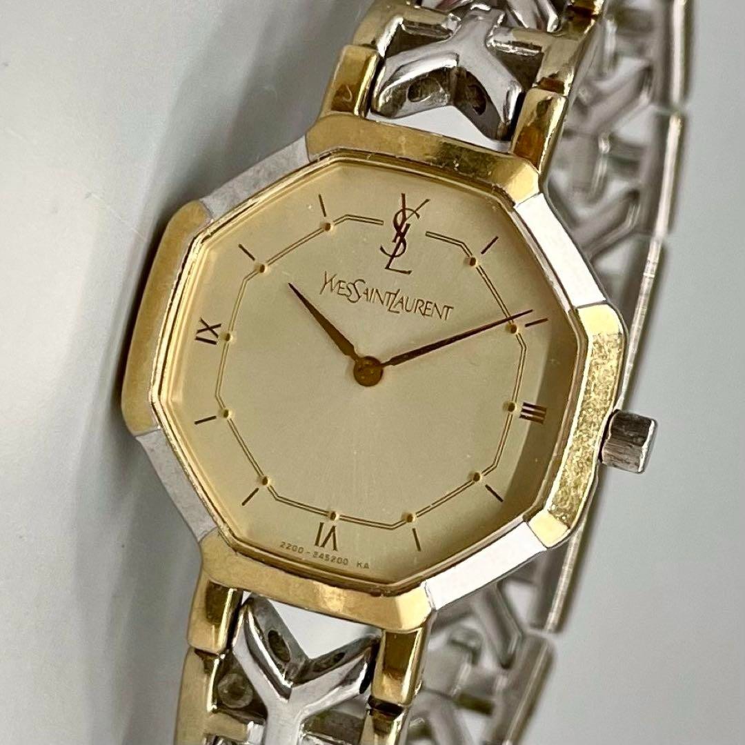 Orologio donna Yves Saint Laurent 2200 241762 YO quarzo vintage spedizione gratuita