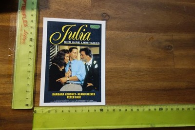 Alte Filmplakatkarte Kino Film JULIA UND IHRE LIEBHABER Peter Falk Barb. Hershey