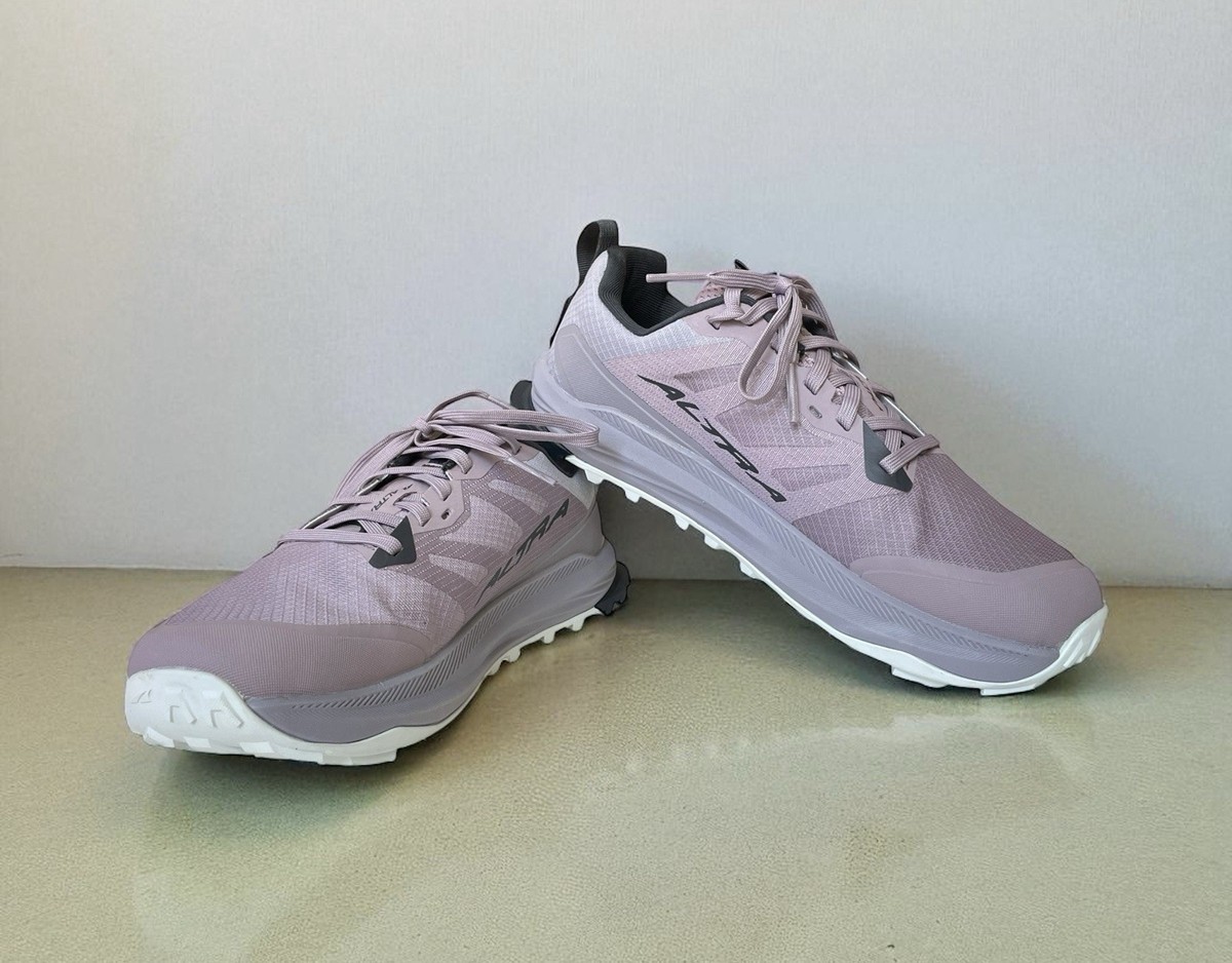 Altra Lone Peak Shoes Womens WIDE Purple Trail Running Zero Drop WORN  1X