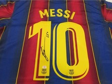 Lionel Messi Signed Autographed Barcelona NIKE Soccer Jersey w/ COA