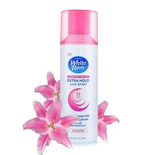 White Rain Extra Hold Hair Spray Aerosol, Scented, 7 oz pack 6