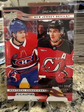 2025-26 Upper Deck #449 Jack Hughes/Cole Caufield-Checklist