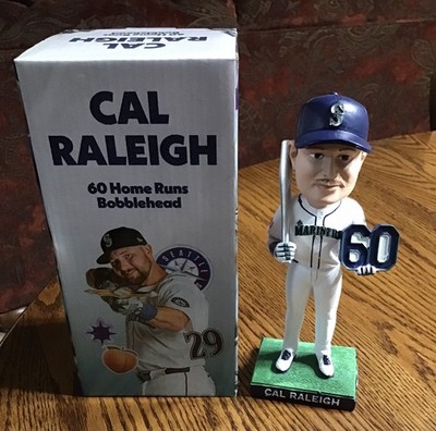 3/28/26 Seattle Mariners Cal Raleigh 60 HR SGA Bobblehead New In