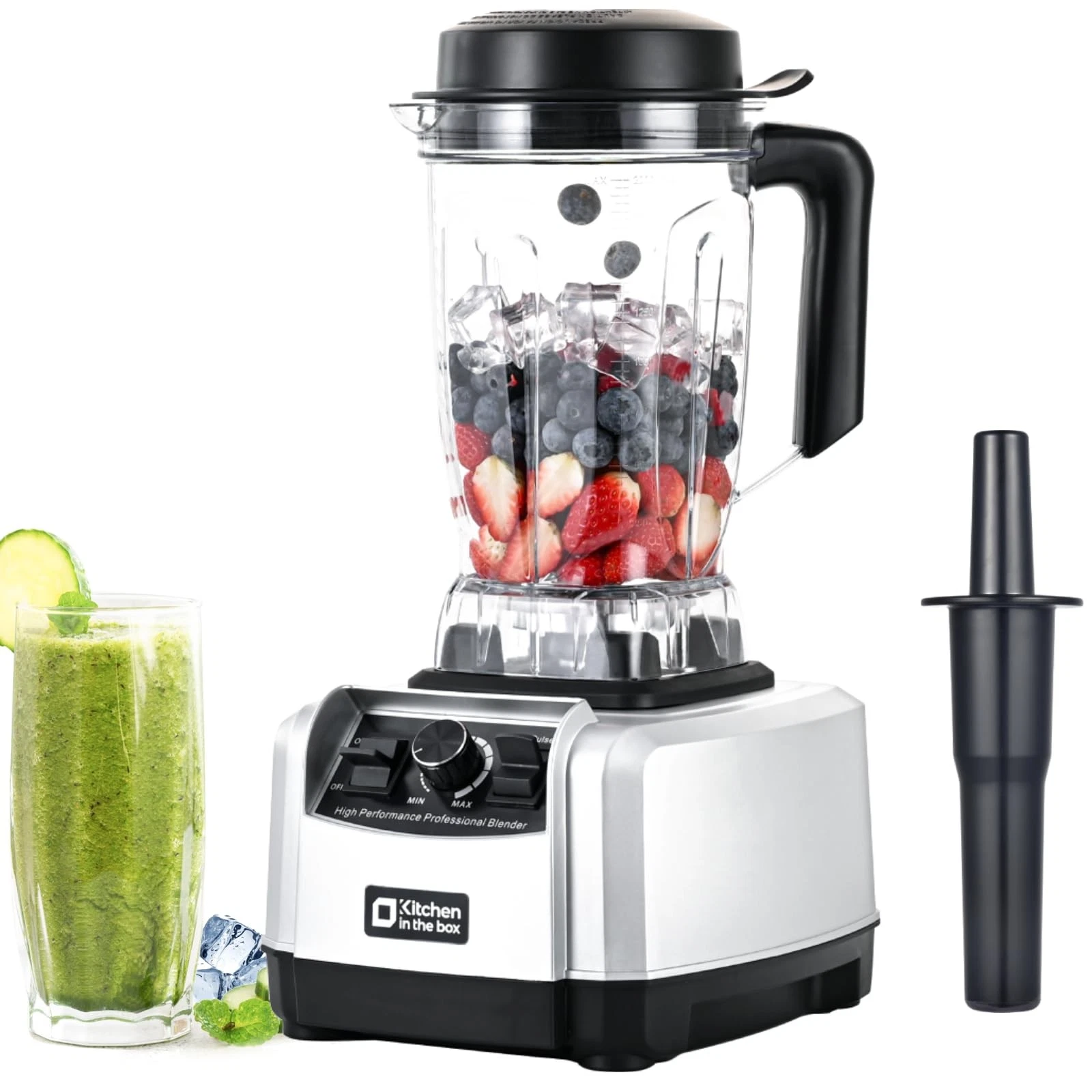 KITCHEN IN THE BOX BLENDER 68 OZ PROFESSIONAL HIGH PERFORMANCE KITCHEN - SILVER
Opens in a new windo